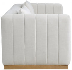 Lucia Linen Textured Fabric Sofa