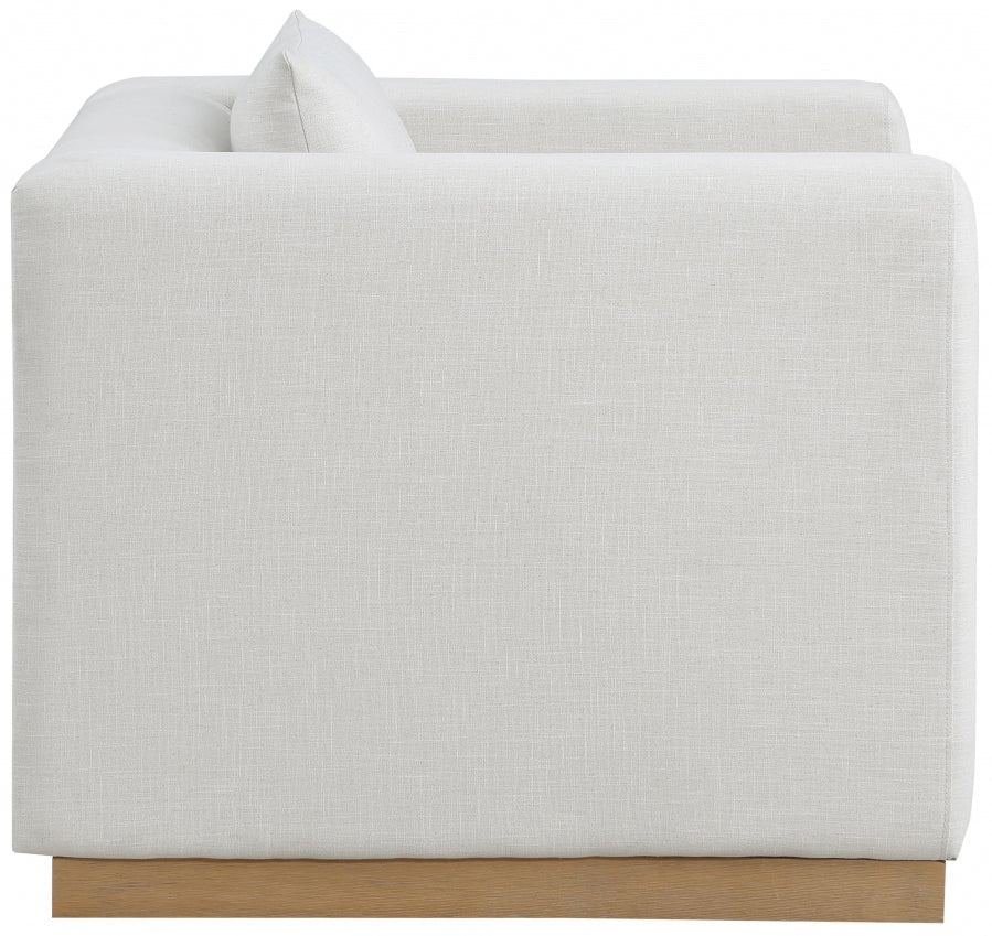 Alfie Linen Textured Fabic Living Room Chair