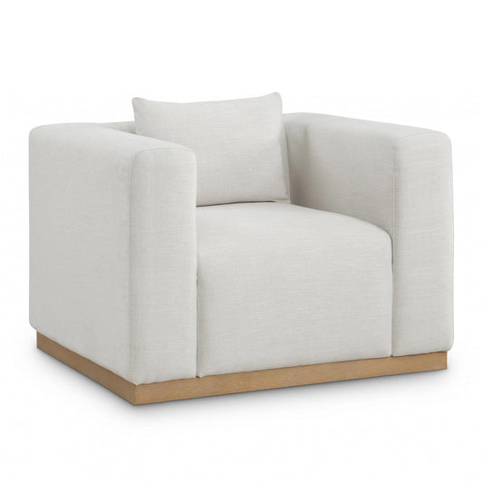 Alfie Linen Textured Fabic Living Room Chair