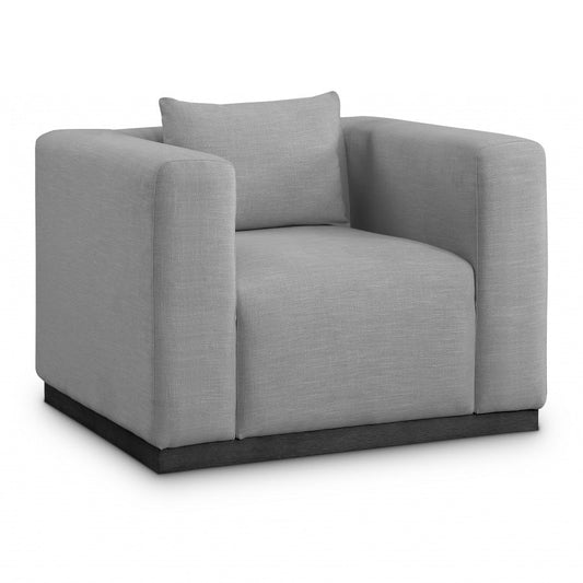 Alfie Linen Textured Fabic Living Room Chair