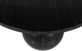 Spherical Coffee Table - Luxurious Art Deco Design with Genuine Marquino Marble and Unique Bases