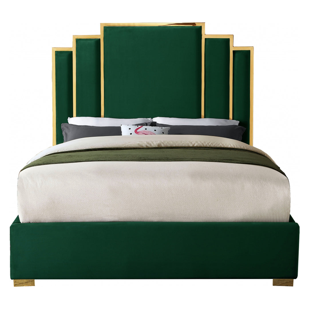 Hugo Velvet King Bed