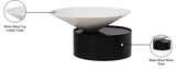 Damon Contemporary Coffee Table - Sleek Iron Design with Striking Metal Base for Modern Living Rooms