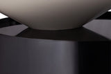 Damon Contemporary Coffee Table - Sleek Iron Design with Striking Metal Base for Modern Living Rooms