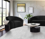 Damon Contemporary Coffee Table - Sleek Iron Design with Striking Metal Base for Modern Living Rooms