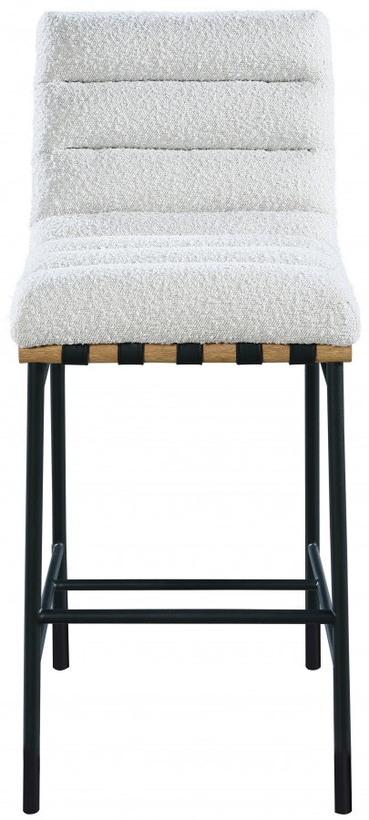 Burke Boucle Fabric Bar Stool