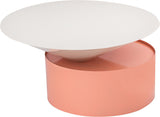 Damon Contemporary Coffee Table - Sleek Iron Design with Striking Metal Base for Modern Living Rooms