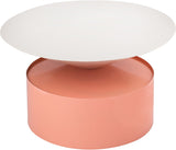 Damon Contemporary Coffee Table - Sleek Iron Design with Striking Metal Base for Modern Living Rooms