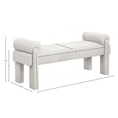 Stefano Fabric Bench