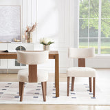 Payson Modern Upholstered Dining Chairs (Set of 2)