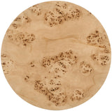 Burl Art Deco End Table - Stunning Ash Burl Wood Design with 200 lbs Capacity and Natural Finish