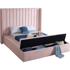 Kiki Velvet Queen Bed