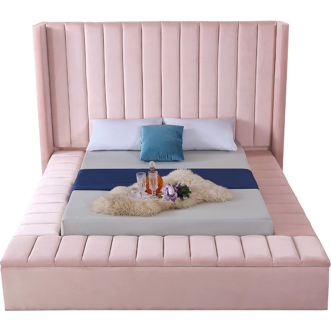 Kiki Velvet King Bed