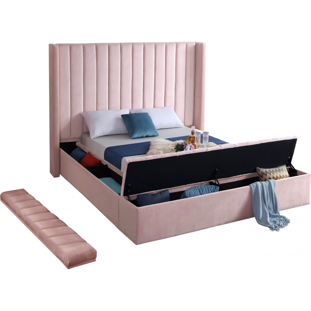 Kiki Velvet King Bed