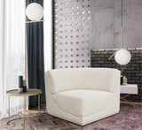 Ollie Boucle Fabric Upholstered Corner Modular Chair