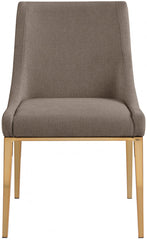 Haines Linen Textured Fabric Dining Chair