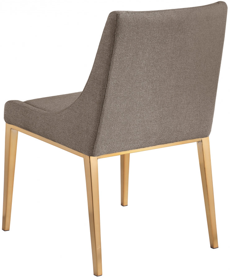 Haines Linen Textured Fabric Dining Chair