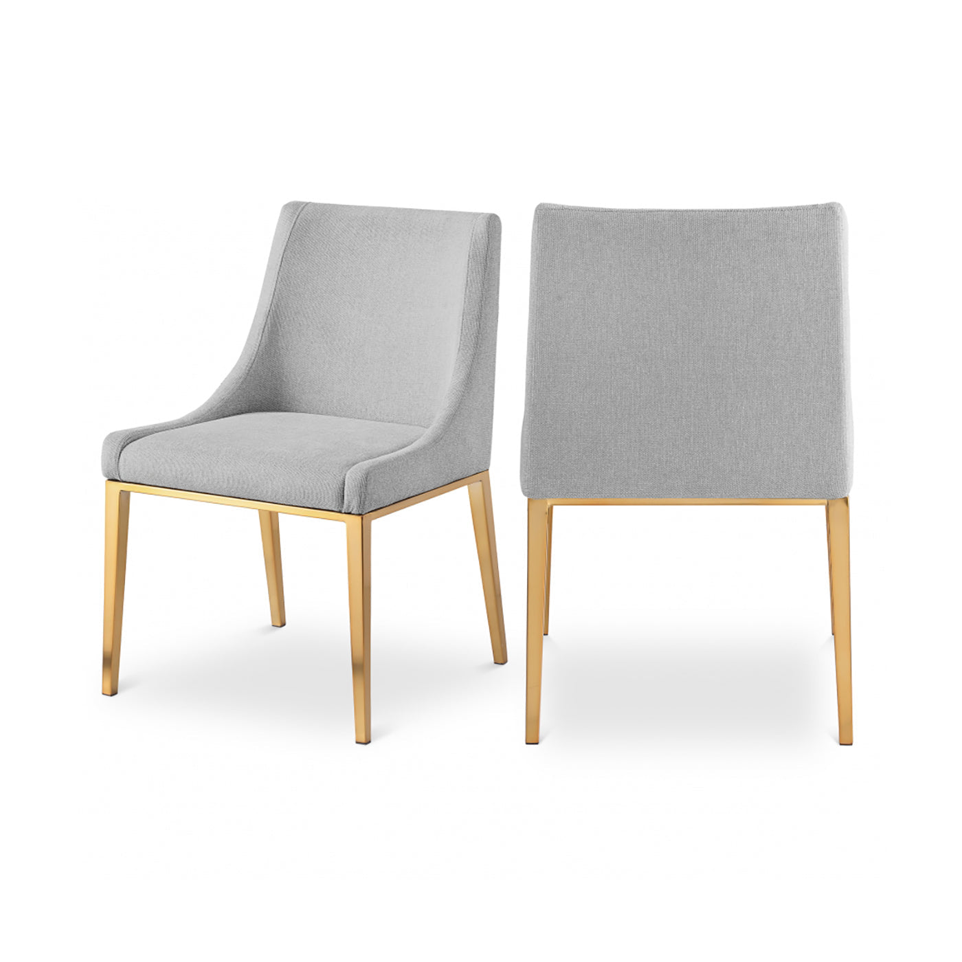 Haines Linen Textured Fabric Dining Chair