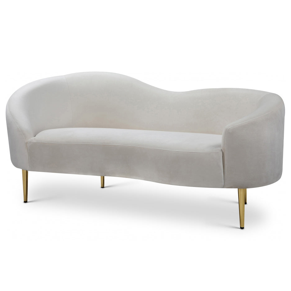 Ritz Velvet Loveseat