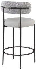 Beacon Faux Leather And Boucle Fabric Bar / Counter Stools