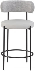 Beacon Faux Leather And Boucle Fabric Bar / Counter Stools