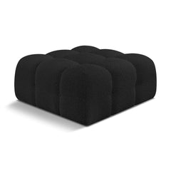 Ames Boucle Fabric Ottoman