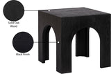 Arch End Table - Stylish Art Deco Design for Modern Living Rooms, Durable Solid Wood Construction