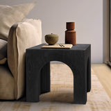 Arch End Table - Stylish Art Deco Design for Modern Living Rooms, Durable Solid Wood Construction