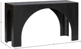 Arch Console Table - Stylish Art Deco Design for Living Rooms, Durable Solid Wood, Modern Elegance