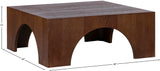 Arch Coffee Table - Modern Art Deco Design for Stylish Living Room Decor, Durable Solid Wood Construction