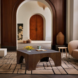Arch Coffee Table - Modern Art Deco Design for Stylish Living Room Decor, Durable Solid Wood Construction