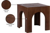Arch End Table - Stylish Art Deco Design for Modern Living Rooms, Durable Solid Wood Construction