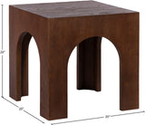 Arch End Table - Stylish Art Deco Design for Modern Living Rooms, Durable Solid Wood Construction