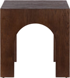 Arch End Table - Stylish Art Deco Design for Modern Living Rooms, Durable Solid Wood Construction