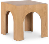 Arch End Table - Stylish Art Deco Design for Modern Living Rooms, Durable Solid Wood Construction