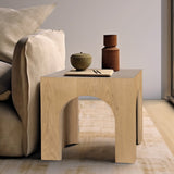 Arch End Table - Stylish Art Deco Design for Modern Living Rooms, Durable Solid Wood Construction