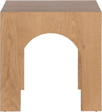 Arch End Table - Stylish Art Deco Design for Modern Living Rooms, Durable Solid Wood Construction