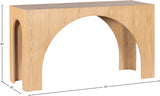 Arch Console Table - Stylish Art Deco Design for Living Rooms, Durable Solid Wood, Modern Elegance