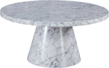 Omni Contemporary Coffee Table - Luxurious 36-Inch Round Design for Upscale Living Room Appeal