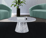 Omni Contemporary Coffee Table - Luxurious 36-Inch Round Design for Upscale Living Room Appeal