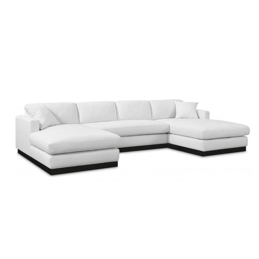 Johanna Linen Textured Fabric Sectional