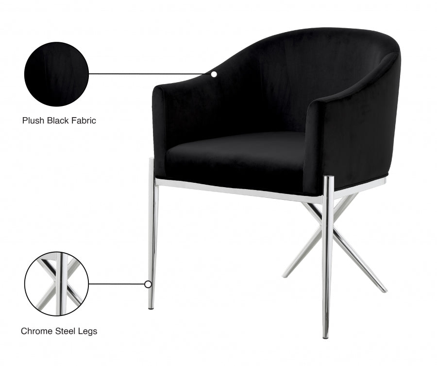 Xavier Velvet Dining Chair