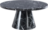 Omni Contemporary Coffee Table - Luxurious 36-Inch Round Design for Upscale Living Room Appeal
