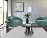 Omni Contemporary Coffee Table - Luxurious 36-Inch Round Design for Upscale Living Room Appeal