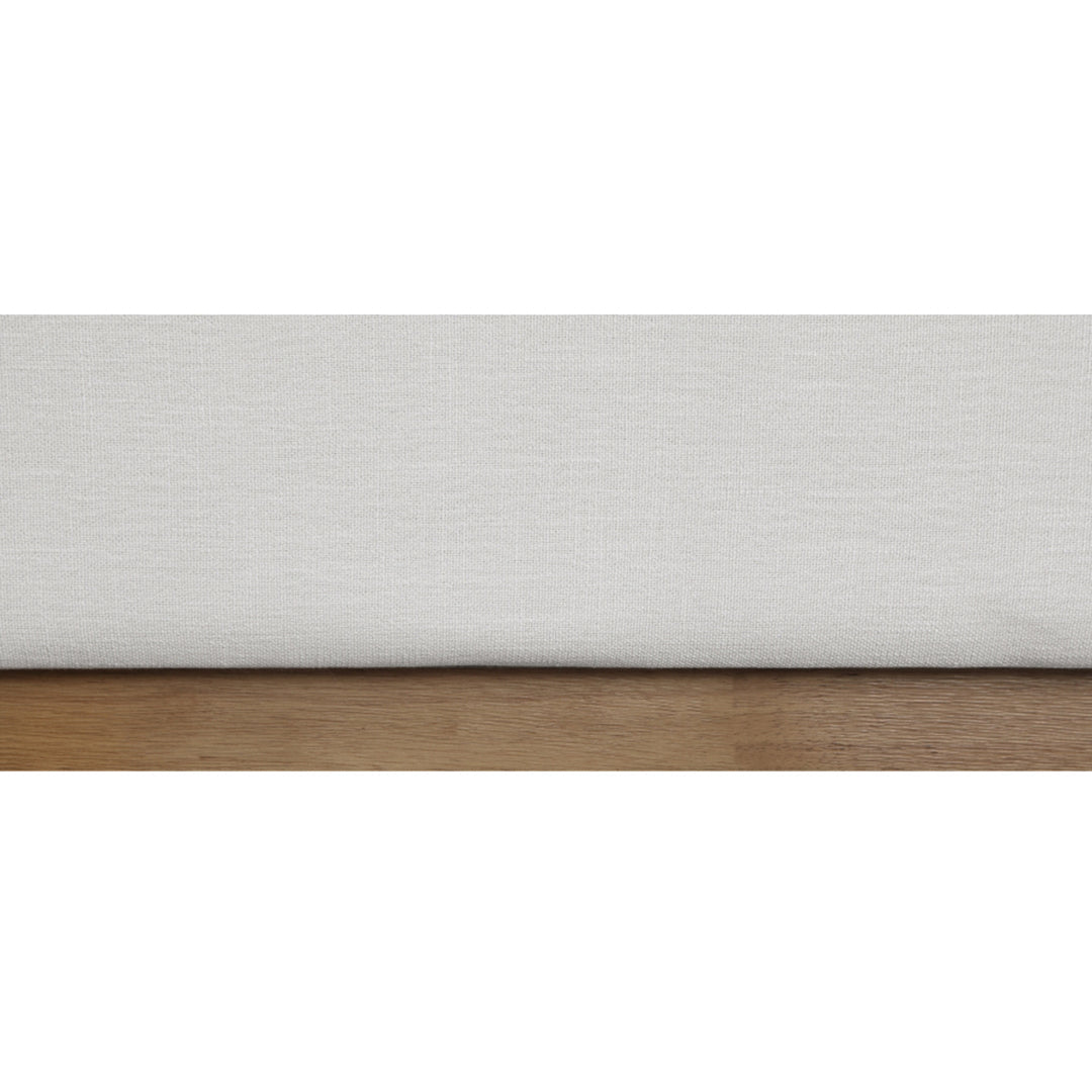 Logan Linen Textured Fabric Twin Bed