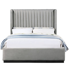 Logan Linen Textured Fabric Bed