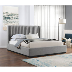 Logan Linen Textured Fabric Bed