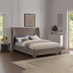 Penny Linen Textured Fabric Full Bed