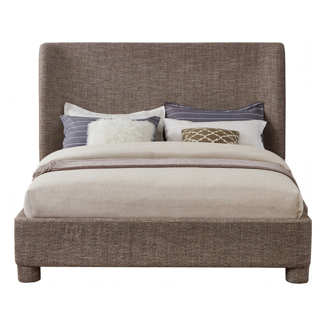 Penny Linen Textured Fabric Queen Bed