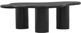 Romaine Coffee Table - Modern Art Deco Design with Wavy Top and Sturdy Iron Construction for Style